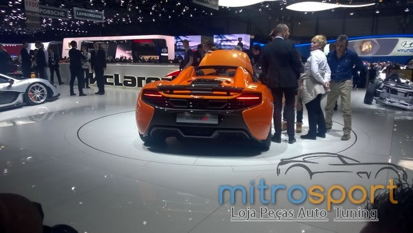 Salão automóvel de genebra 2014, stand da McLaren