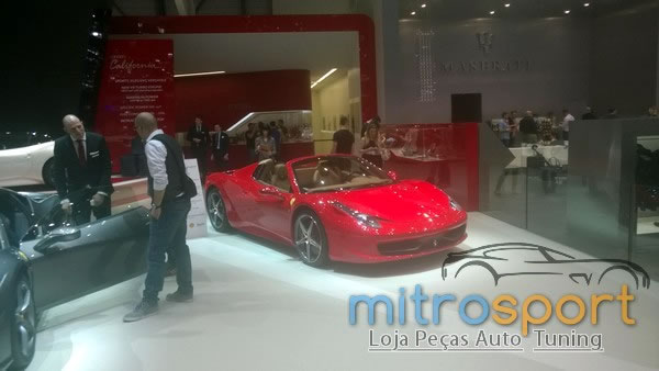 Salão automóvel de Genebra 2014, stand da Ferrari