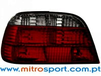 Farolins Vermelho Cristal BMW E38 Serie 7, ano 1995-2002