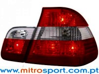 Farolins Vermelho Cristal BMW E46 Serie 3, ano 1998-2001