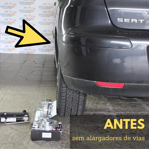 jantes alargadores de vias seat