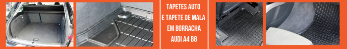tapetes em borracha para carro - audi a4
