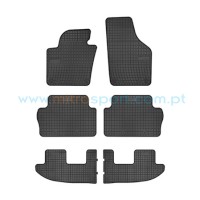 Tapetes em borracha para Volkswagen Sharan II 7Lugares 2010+