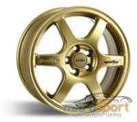 Jante Speedline Competition SL 2108 6x15 Dourada Citroen Sport