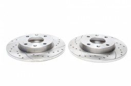 Discos Ranhurados e Perfurados TA- Technix Citroen Saxo 247mm (Maciços)
