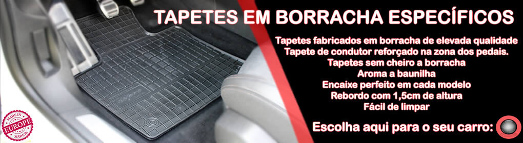 tapetes auto em borracha
