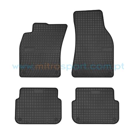 Tapetes em borracha para Audi A6 C6 2004 a 2006 (pré face-lift)