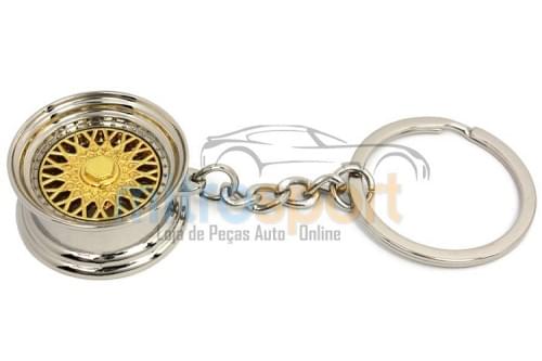 Porta Chaves Jante RS - Dourado