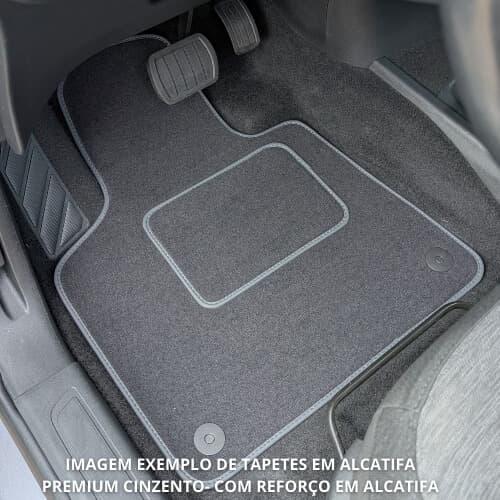 Tapetes Alcatifa Auto para BMW X6 (F16) 2014 a 2019 | Premium Cinzento