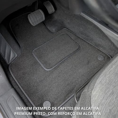Tapetes Alcatifa Auto para Alfa Romeo 90 | Premium Preto