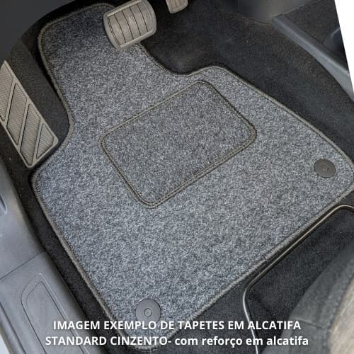 Tapetes Alcatifa Auto para Hyundai i30 (FD) 2007 a 2012 | Standard Cinzento