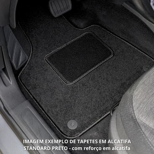 Tapetes Alcatifa Auto para Honda Accord (CL/CM) 2002 a 2008 | Standard Preto