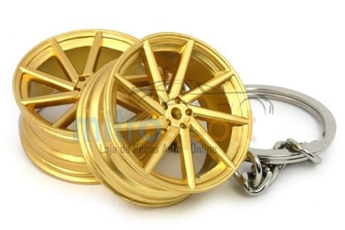Porta Chaves Jante CVT - Dourado