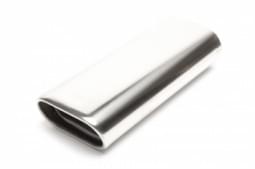 Ponteira de Escape Universal Oval Flat