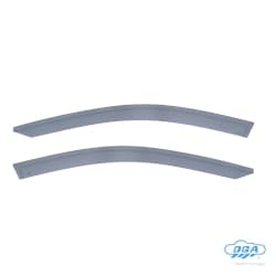 Chuventos Exteriores Ford Tourneo Courier 2014 a 2023 - Jogo de 2 **Colar na porta**