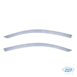 Chuventos Exteriores Volkswagen Golf 6 (3 portas) de 2008 a 2012 - Jogo de 2 **Colar na Porta**