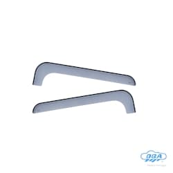 Chuventos Exteriores Scania R-Série de 2016+ - Jogo de 2 **Colar na porta, Só o topo da janela**