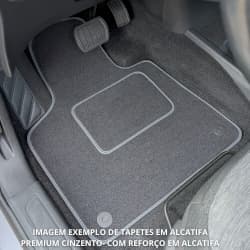 Tapetes Alcatifa Auto para Alfa Romeo 33 90-94 | Premium Cinzento