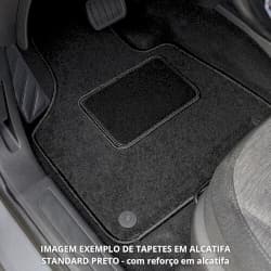 Tapetes Alcatifa Auto para Alfa Romeo 33 90-94 | Standard Preto