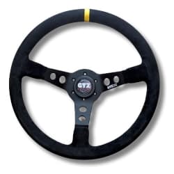 Volante Desportivo Afunilado em camurça